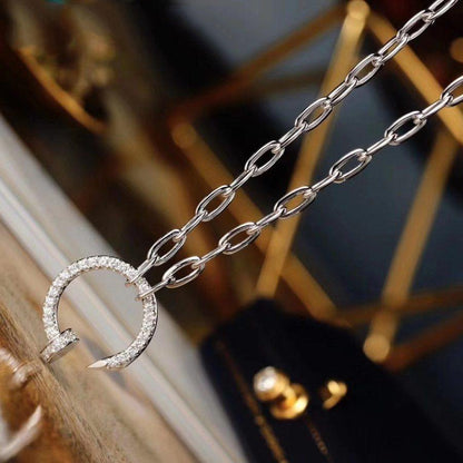 [LUCKY LOVE]JUSTE NECKLACE DIAMONDS