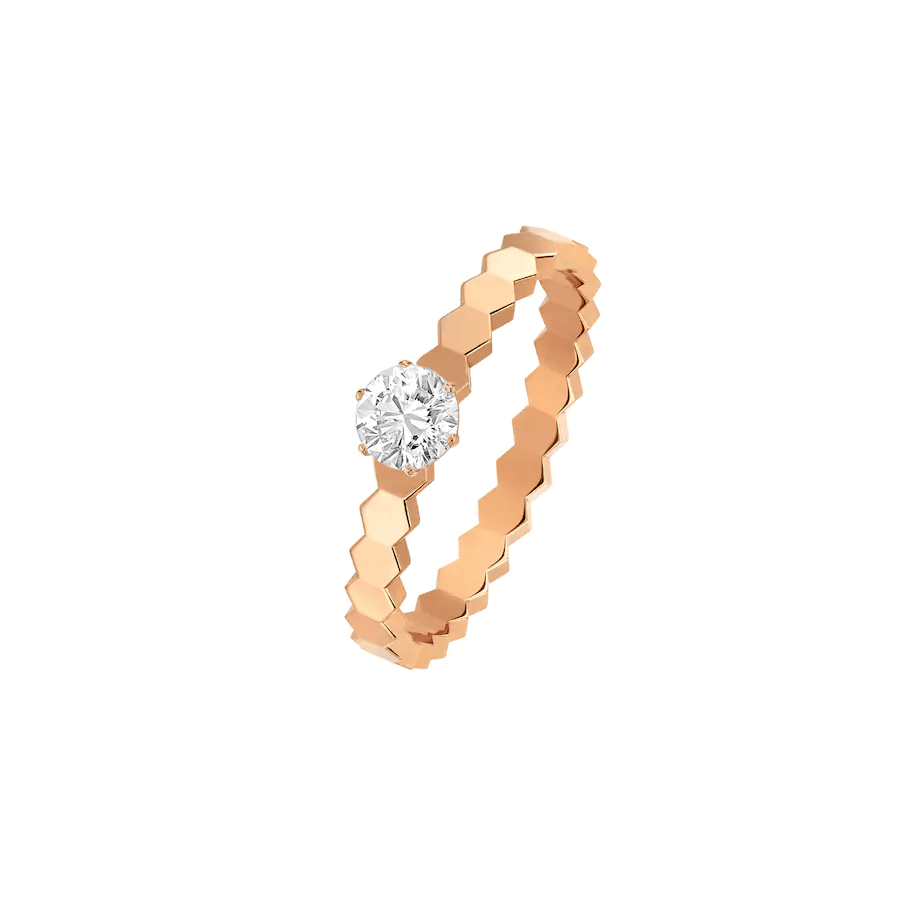 [LUCKY LOVE]BEE LOVE RING PINK GOLD 1 DIAMOND