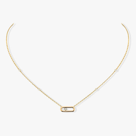 [LUCKY LOVE]MOVE UNO DIAMOND NECKLACE