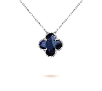 [LUCKY LOVE]CLOVER 15MM NECKLACE SILVER COLLECTION