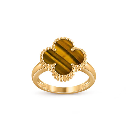 [LUCKY LOVE]CLOVER RING GOLD COLLECTION