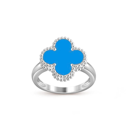 [LUCKY LOVE]CLOVER SILVER RING COLLECTION