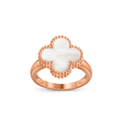 [LUCKY LOVE]CLOVER RING ROSE GOLD COLLECTION