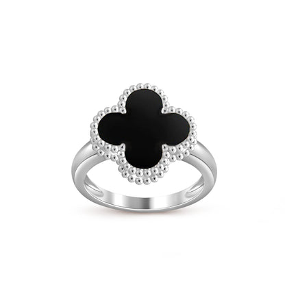 [LUCKY LOVE]CLOVER SILVER RING COLLECTION