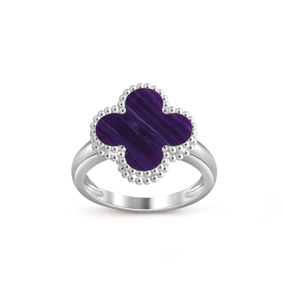 [LUCKY LOVE]CLOVER SILVER RING COLLECTION