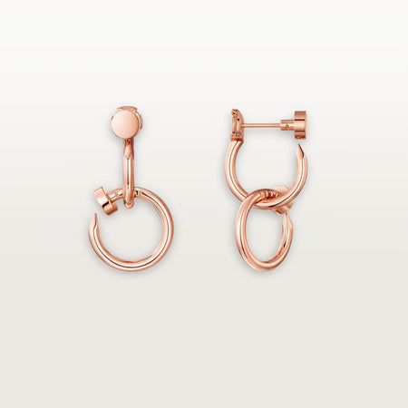 [LUCKY LOVE]JUSTE NO DIAMOND DOUBLE EARRINGS
