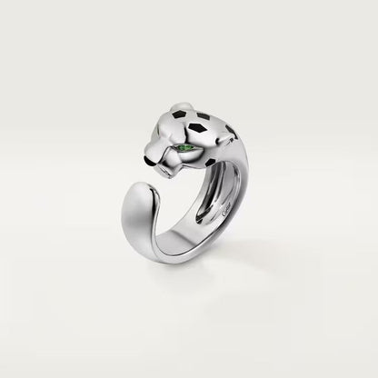 [LUCKY LOVE]PANTHERE SPOTTED MEDIUM RING