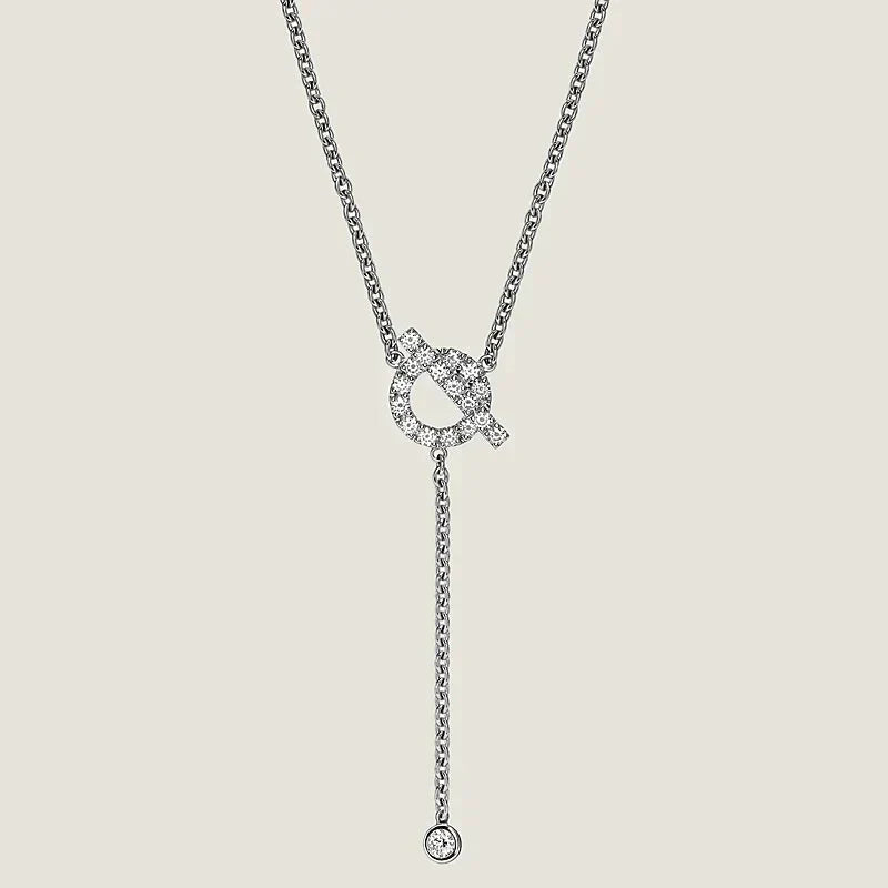 [LUCKY LOVE]FINESSE SILVER DIAMOND NECKLACE