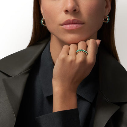 [LUCKY LOVE]CLASH 7.9MM AGATE CHALCEDONY RING