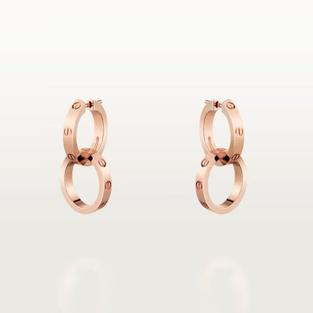 [LUCKY LOVE]LOVE 3.3MM DANGLE EARRINGS