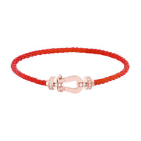 [LUCKY LOVE]FORCE 10 HALF DIAMOND PINK GOLD RED CORDERI LARGE AND MEDIUM MODEL