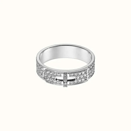 [LUCKY LOVE]KELLY SILVER DIAMOND RING