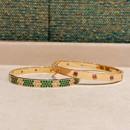[LUCKY LOVE]2026 RAINBOW LOVE BRACELET 6.1MM  10 DIAMONDS
