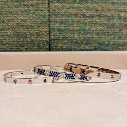 [LUCKY LOVE]2026 RAINBOW LOVE BRACELET 6.1MM  10 DIAMONDS