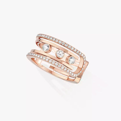 [LUCKY LOVE]Move 10th Diamond Ring in Gold
