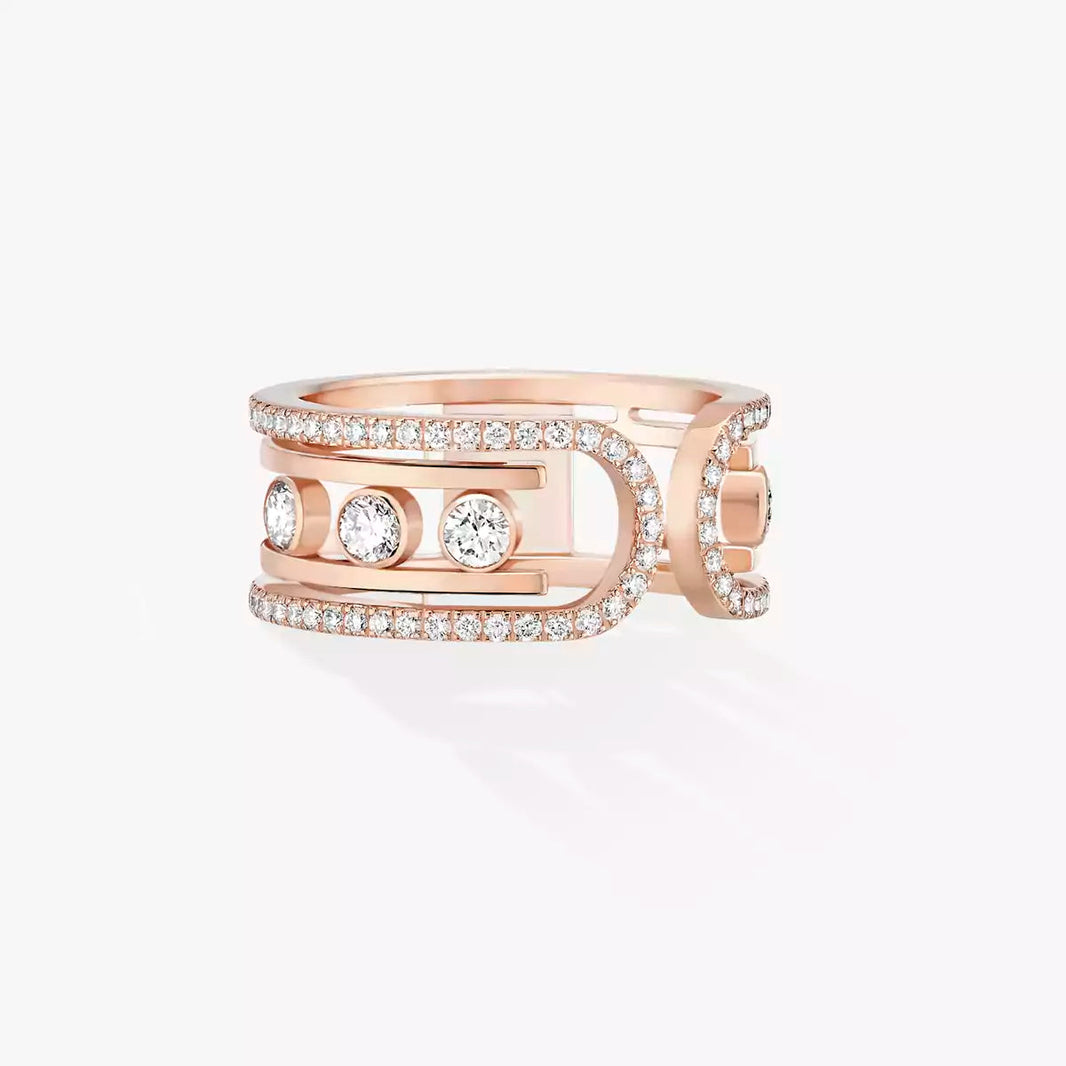 [LUCKY LOVE]Move 10th Diamond Ring in Gold
