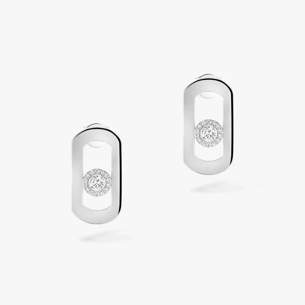 [LUCKY LOVE]So Move Diamond Earrings in Yellow Gold