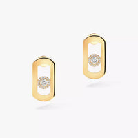 [LUCKY LOVE]So Move Diamond Earrings in Yellow Gold