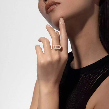 [LUCKY LOVE]So Move Pave_-Set Diamond Ring
