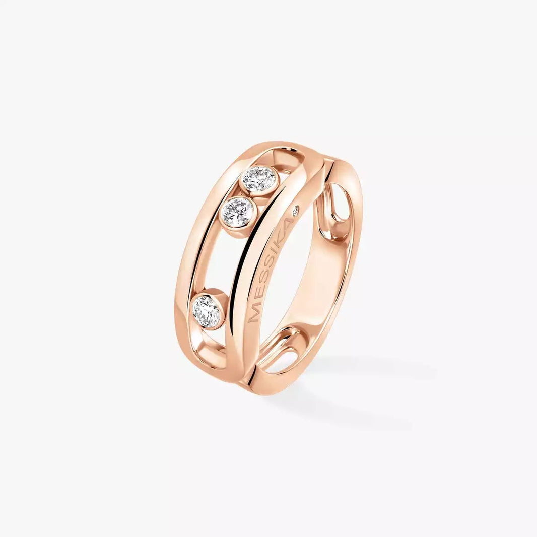[LUCKY LOVE] MoveGold Diamond Ring