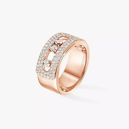 [LUCKY LOVE] Move Noa Diamond Pave_ Ring