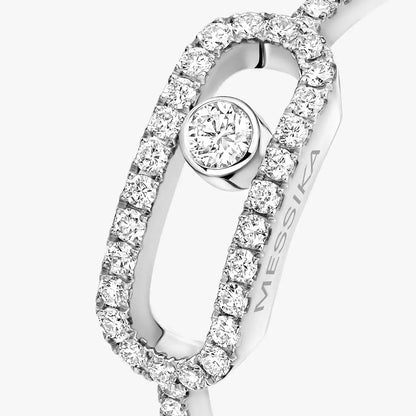 [LUCKY LOVE]Move Uno Diamond Ring in Gold
