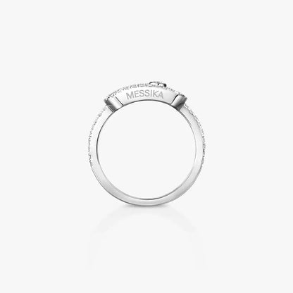 [LUCKY LOVE]Move Uno Diamond Ring in Gold