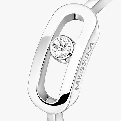 [LUCKY LOVE]Move Uno Diamond Ring in Gold