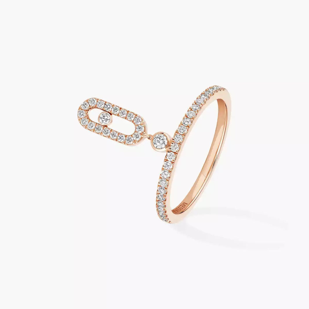 [LUCKY LOVE]Move Uno Diamond Ring
