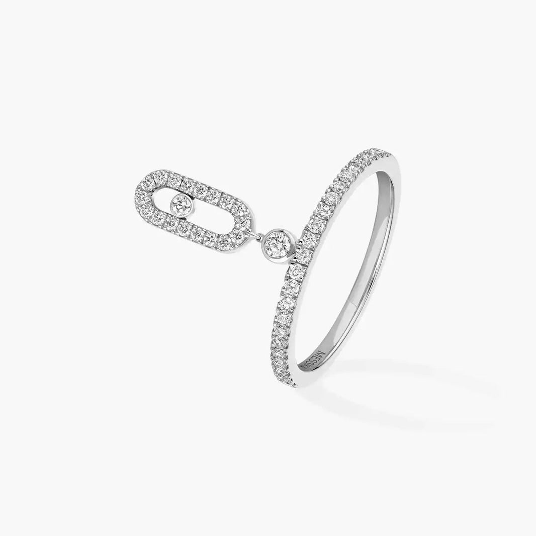 [LUCKY LOVE]Move Uno Diamond Ring