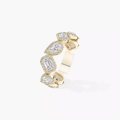 [LUCKY LOVE]Diamond Wedding Ring My Twin