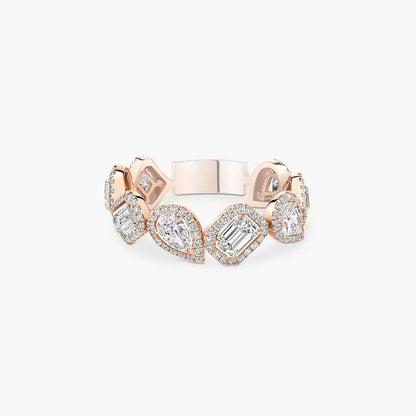 [LUCKY LOVE]Diamond Wedding Ring My Twin