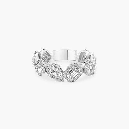 [LUCKY LOVE]Diamond Wedding Ring My Twin