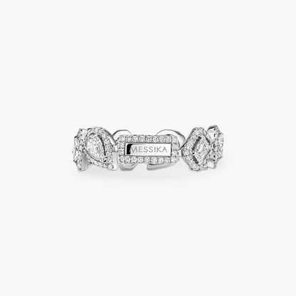 [LUCKY LOVE]Diamond Wedding Ring My Twin