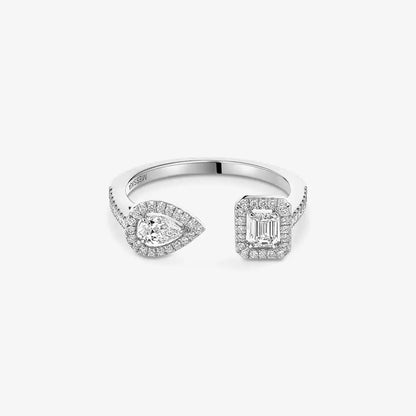 [LUCKY LOVE]My Twin Toi Gold Diamond Ring