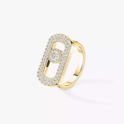 [LUCKY LOVE]So Move Pave_-Set Diamond Ring