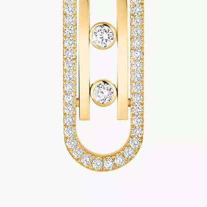 [LUCKY LOVE]Diamond Pendant Earrings Move 10Th