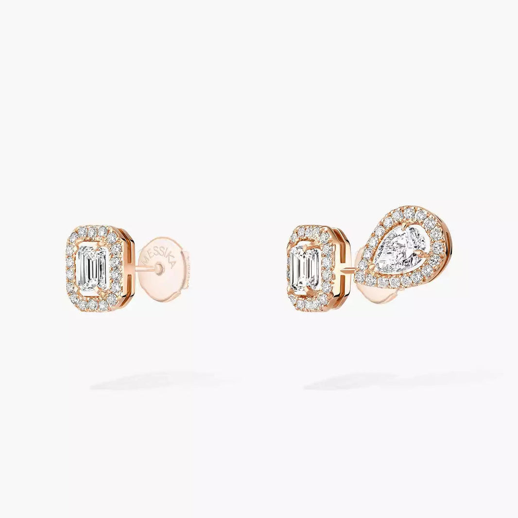 [LUCKY LOVE]Diamond Earrings 0,10ct My Twin 1+2