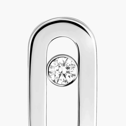 [LUCKY LOVE]Move Uno Diamond Stud Earrings
