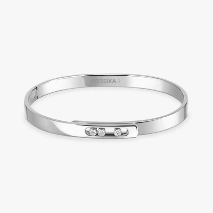 [LUCKY LOVE]Move Noa Diamond Bangle Bracelet