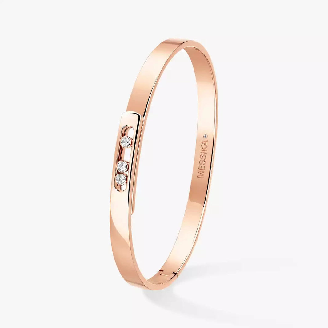 [LUCKY LOVE]Move Noa Diamond Bangle Bracelet