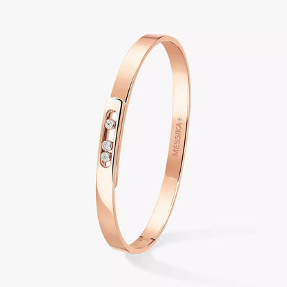 [LUCKY LOVE]Move Noa Diamond Bangle Bracelet