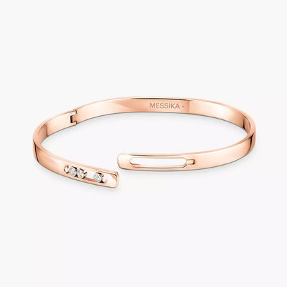 [LUCKY LOVE]Move Noa Diamond Bangle Bracelet