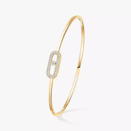 [LUCKY LOVE]Move Uno pavé flex bangle medium