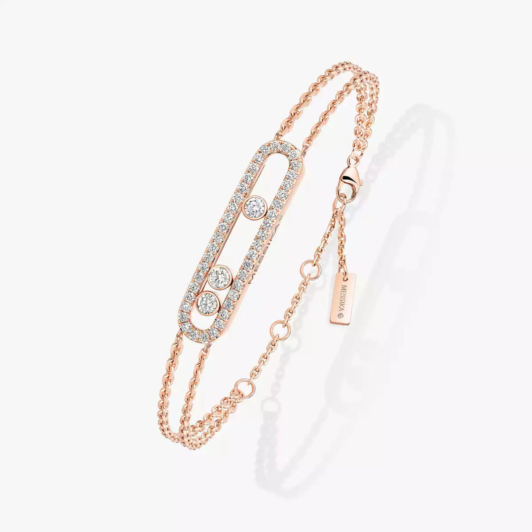[LUCKY LOVE] Move Classique pavé bracelet