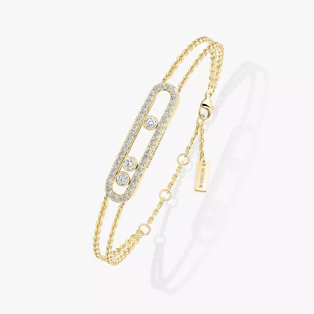 [LUCKY LOVE] Move Classique pavé bracelet