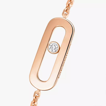 [LUCKY LOVE]Move Uno Diamond Bracelet