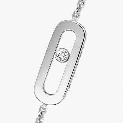 [LUCKY LOVE]Move Uno Diamond Bracelet