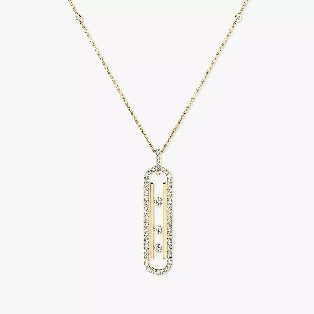 [LUCKY LOVE]Diamond Necklace Move 10Th