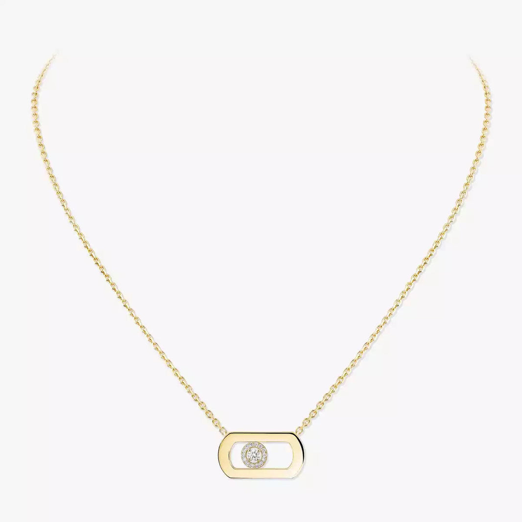 [LUCKY LOVE]So Move Diamond Necklace in Gold